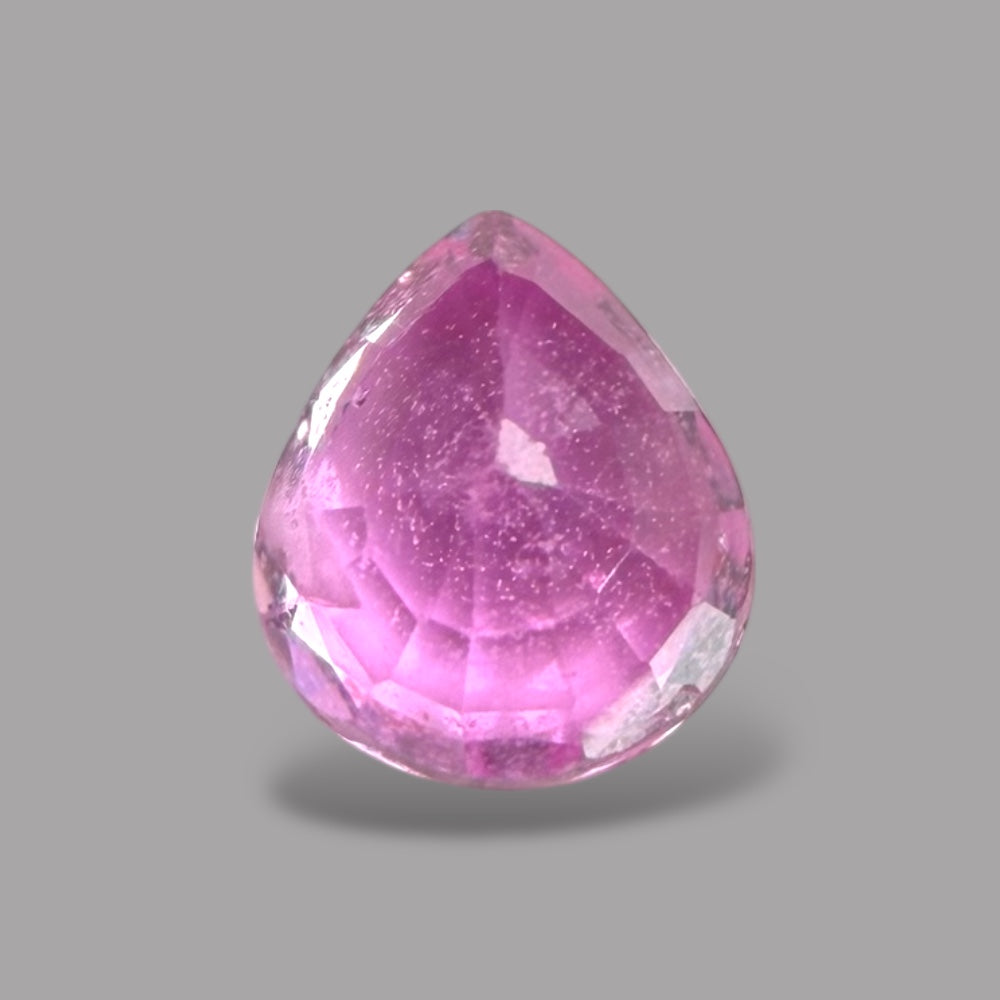 Pear Shape in Pink Sapphire Gemstone 0.60 Carats & 5.5 x 4.7 mm Size