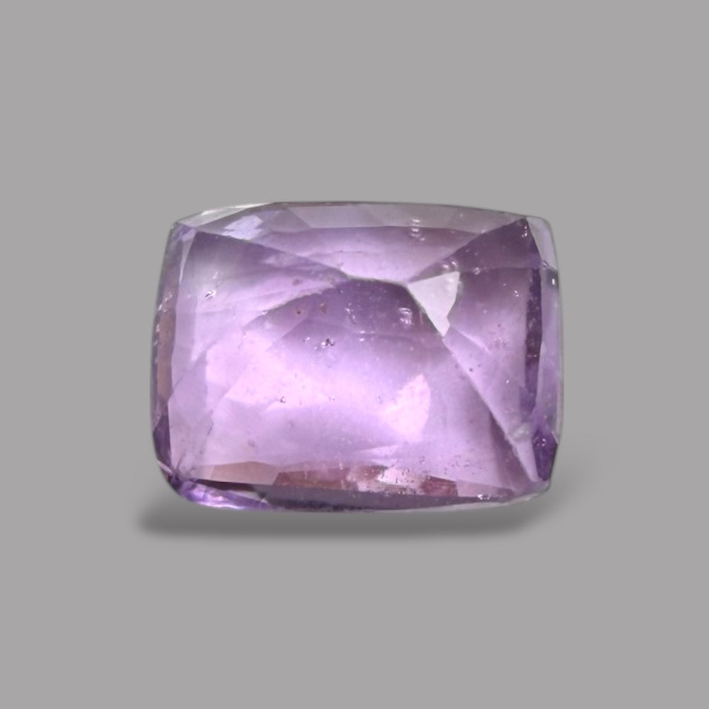 Cushion Cut Shape in Purple Sapphire Gemstone 1.16 Carats & 6.7 x 5.1 mm Size