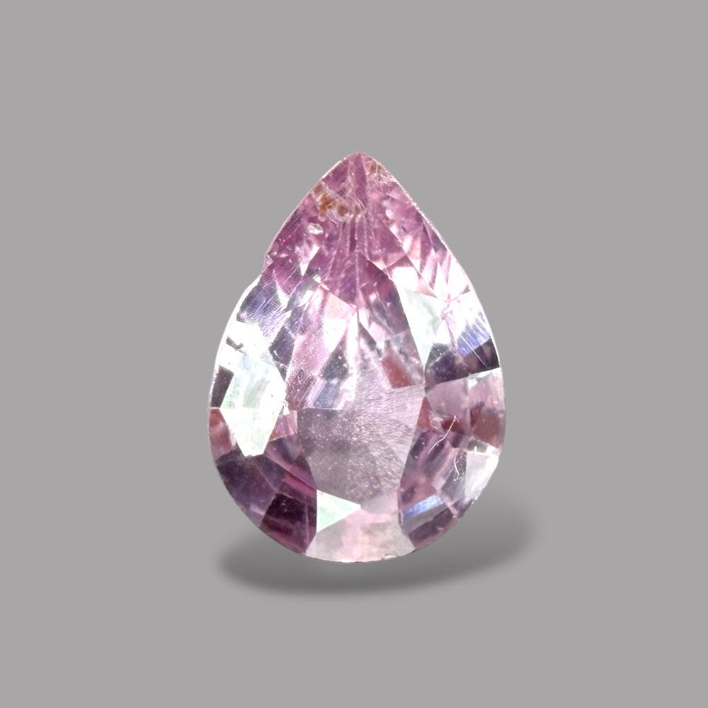 Pear Shape in Pink Sapphire Gemstone 0.71 Carats & 6.9 x 5 mm Size