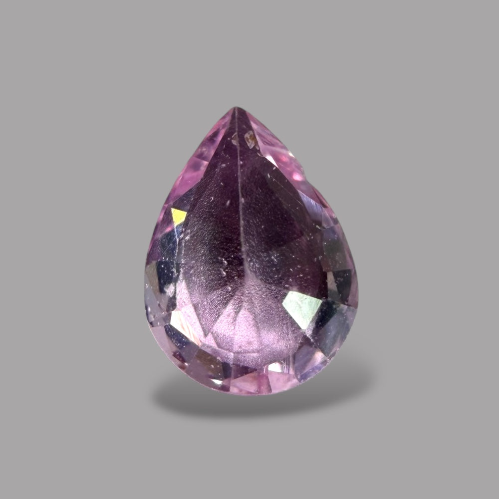 Pear Shape in Pink Sapphire Gemstone 0.71 Carats & 6.9 x 5 mm Size