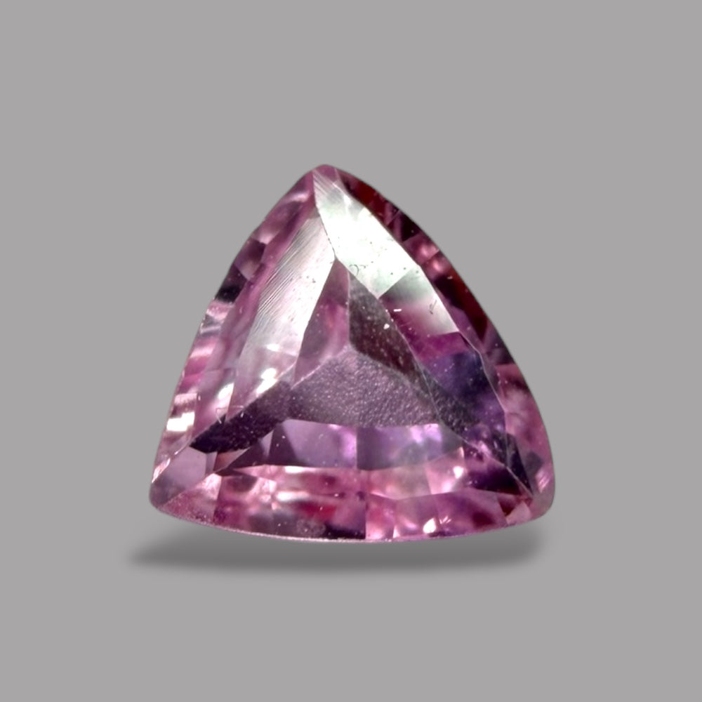 Pink Sapphire Natural Stone Trilliant Cut 0.33 Carats 4.8 x 4.6 mm