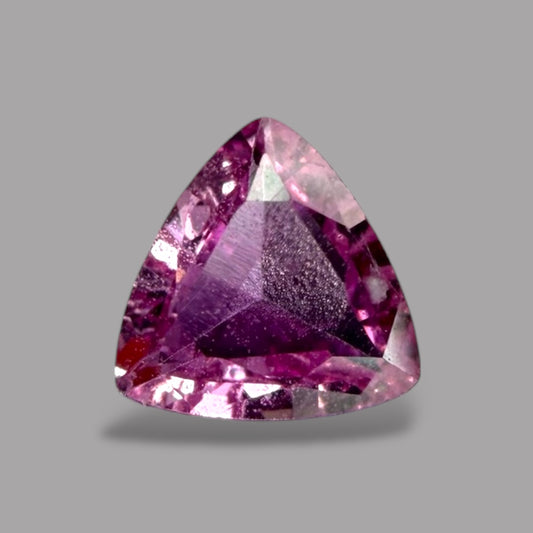 Pink Sapphire Natural Stone Trilliant Cut 0.35 Carats 4.8 mm