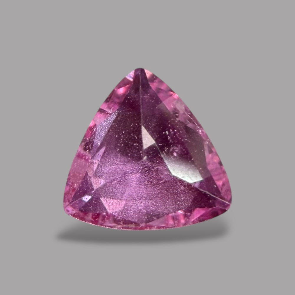 Pink Sapphire Natural Stone Trilliant Cut 0.35 Carats 4.8 mm