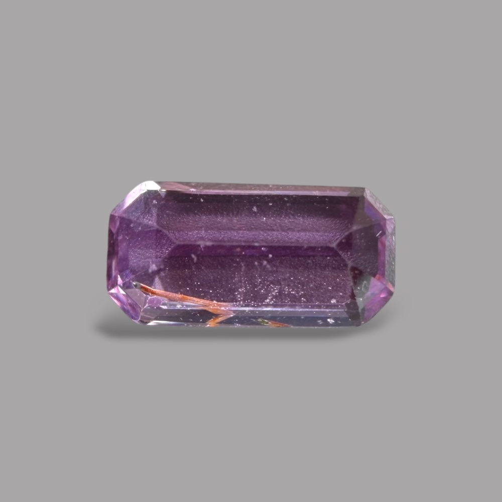Emerald Cut Shape in Pink Sapphire Gemstone 0.56 Carats & 6.5 x 3.2 mm Size