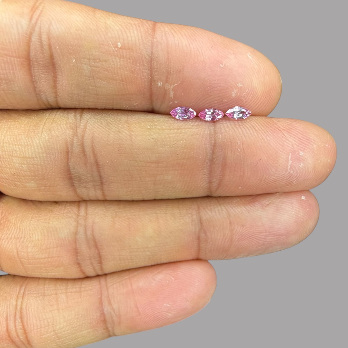 Pink Sapphire Natural Stone Marquise Cut Carats 5 x 2.5 mm in (Total 12.69 Carats)