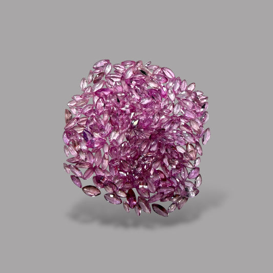 Natural Pink Sapphire Stone From 1mm - 7mm Size Price Per Carats (Total 25.47 Carats)