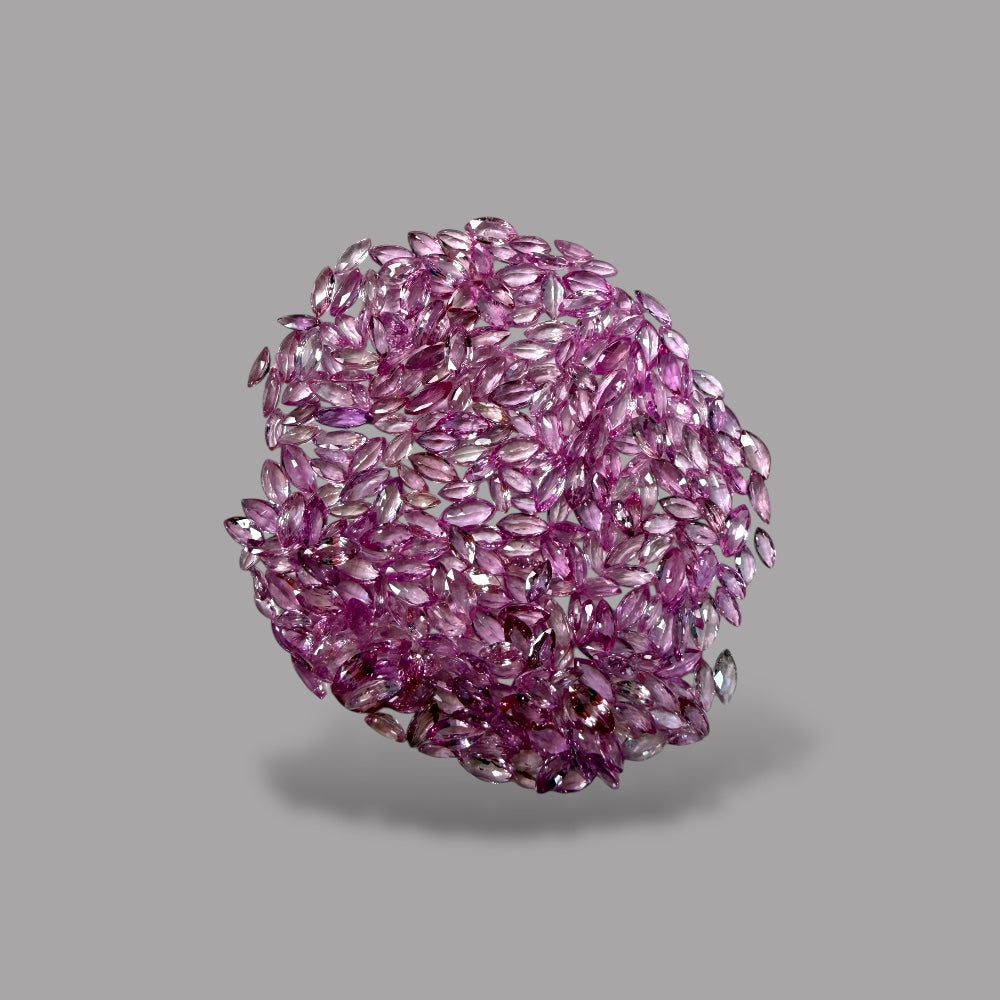 Natural Pink Sapphire Stone From 1mm - 7mm Size Price Per Carats (Total 26.30 Carats)