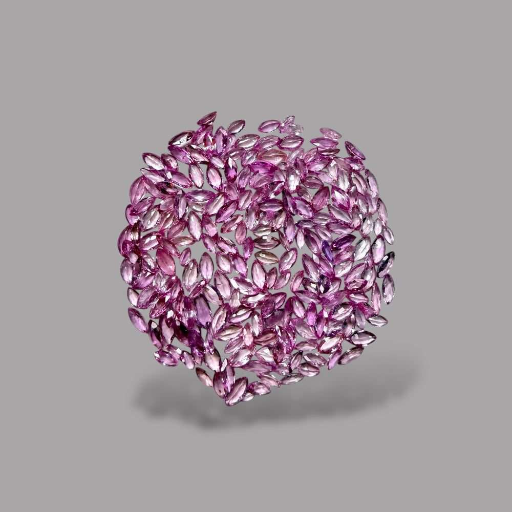 Natural Pink Sapphire Stone From 1mm - 7mm Size Price Per Carats (Total 23.32 Carats)