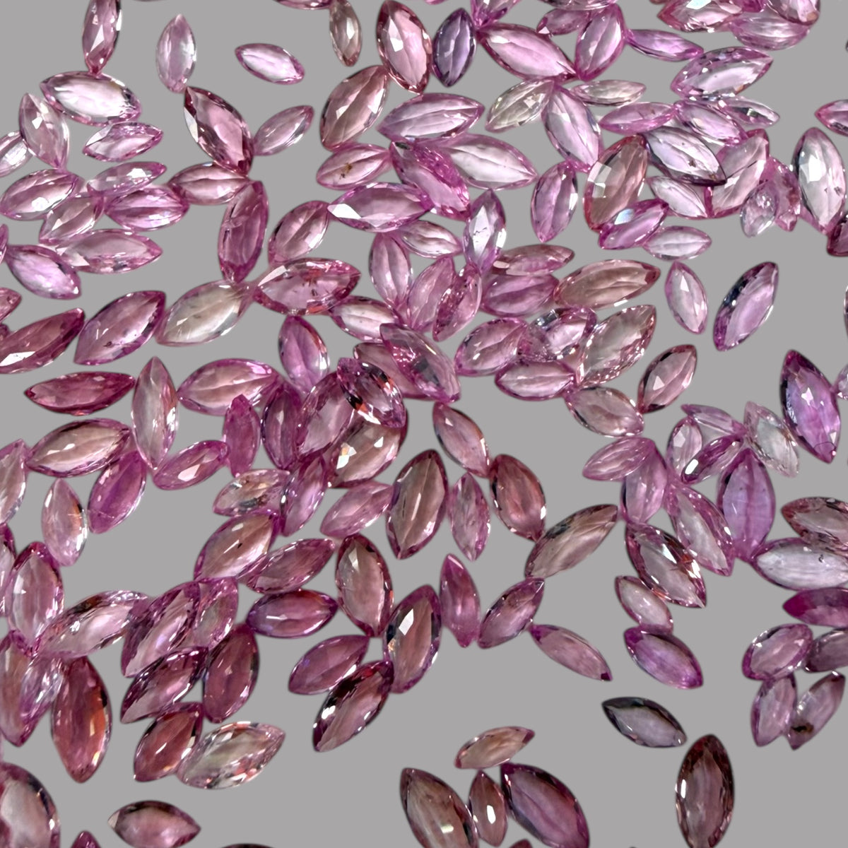 Natural Pink Sapphire Stone From 1mm - 7mm Size Price Per Carats (Total 25.50 Carats)