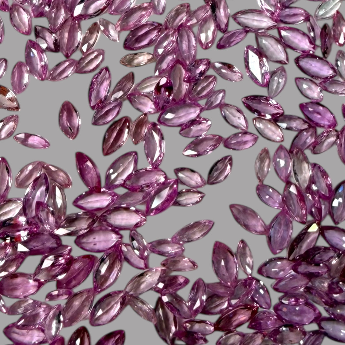 Natural Pink Sapphire Stone From 1mm - 7mm Size Price Per Carats (Total 26.30 Carats)