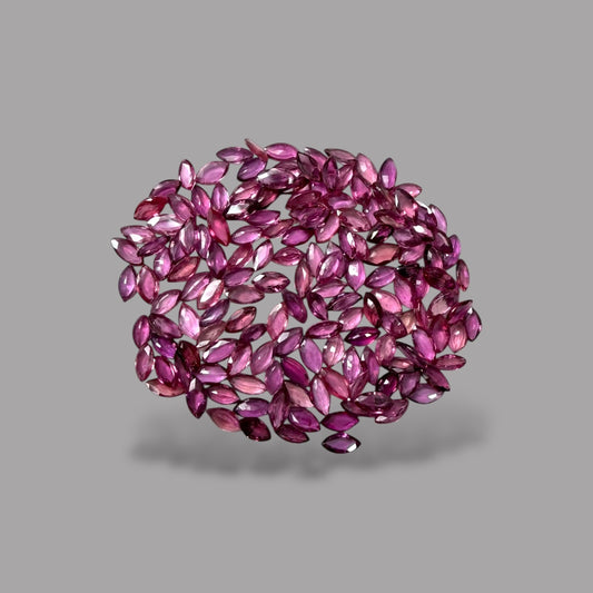 Pink Sapphire Natural Stone Marquise Cut Carats 5 x 2.5 mm in (Total 26.55 Carats)