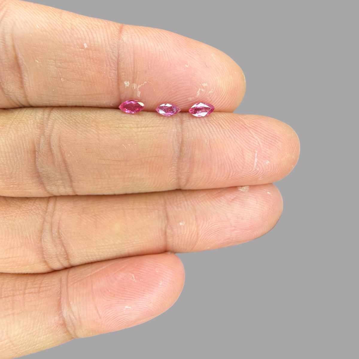 Pink Sapphire Natural Stone Marquise Cut Carats 5 x 2.5 mm in (Total 26.55 Carats)