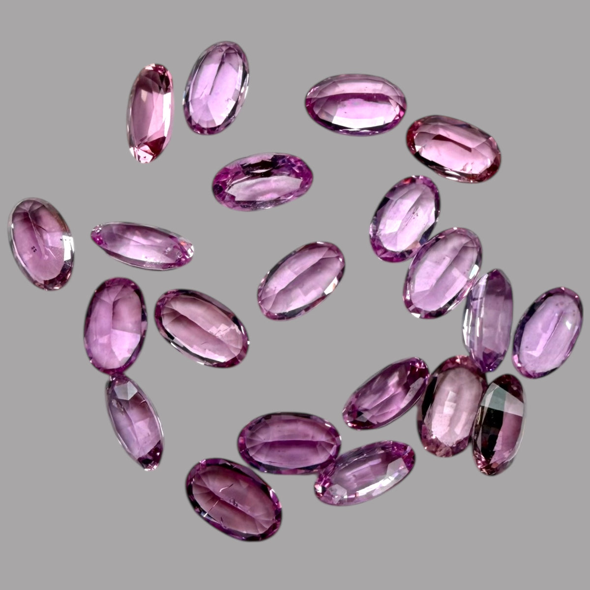 Pink Sapphire Natural Stone Oval Cut Carats 5 x 3 mm in (Total 5.48 Carats)