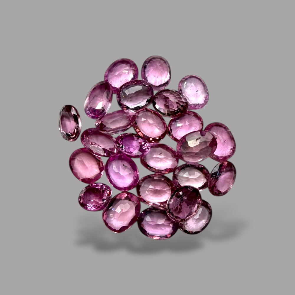 Natural Pink Sapphire Stone From 2mm - 7mm Size Price Per Carats (Total 7.74 Carats)