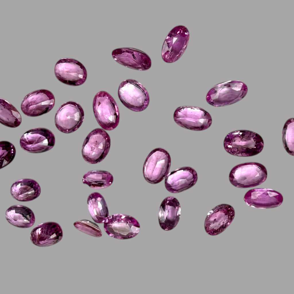 Natural Pink Sapphire Stone From 2mm - 7mm Size Price Per 14.02 Carats (Total 14.02 Carats)