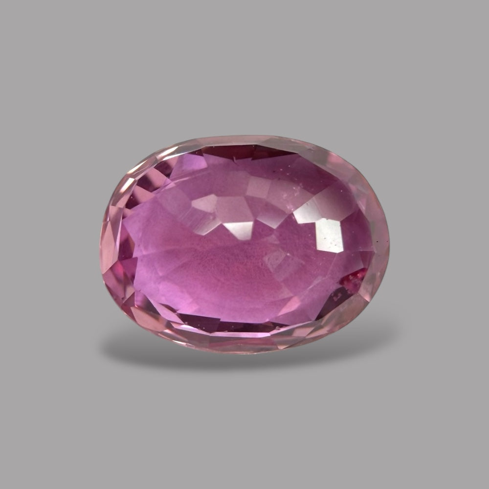 Oval Shape in Pink Sapphire Gemstone 1.13 Carats & 7 x 5.3 mm Size
