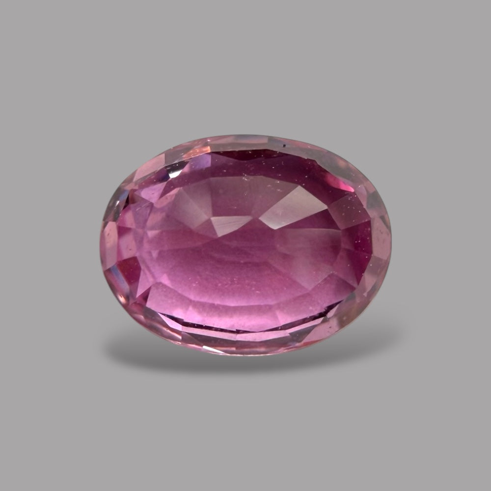 Oval Shape in Pink Sapphire Gemstone 1.07 Carats & 6.8 x 5.2 mm Size