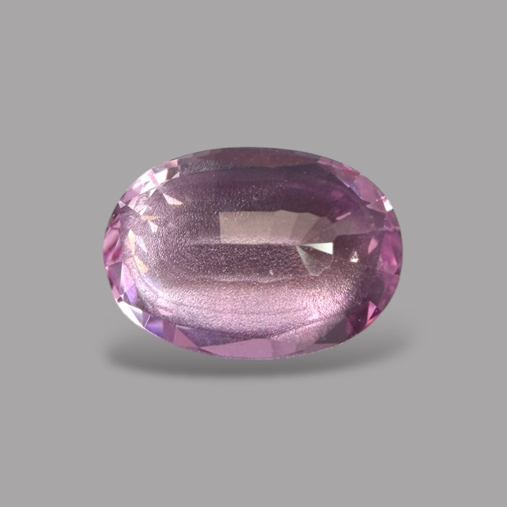 Oval Shape in Pink Sapphire Gemstone 0.81 Carats & 7 x 5 mm Size