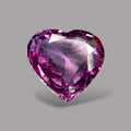 Heart Shape in Pink Sapphire Gemstone 1.14 Carats & 6.6 x 7 mm Size