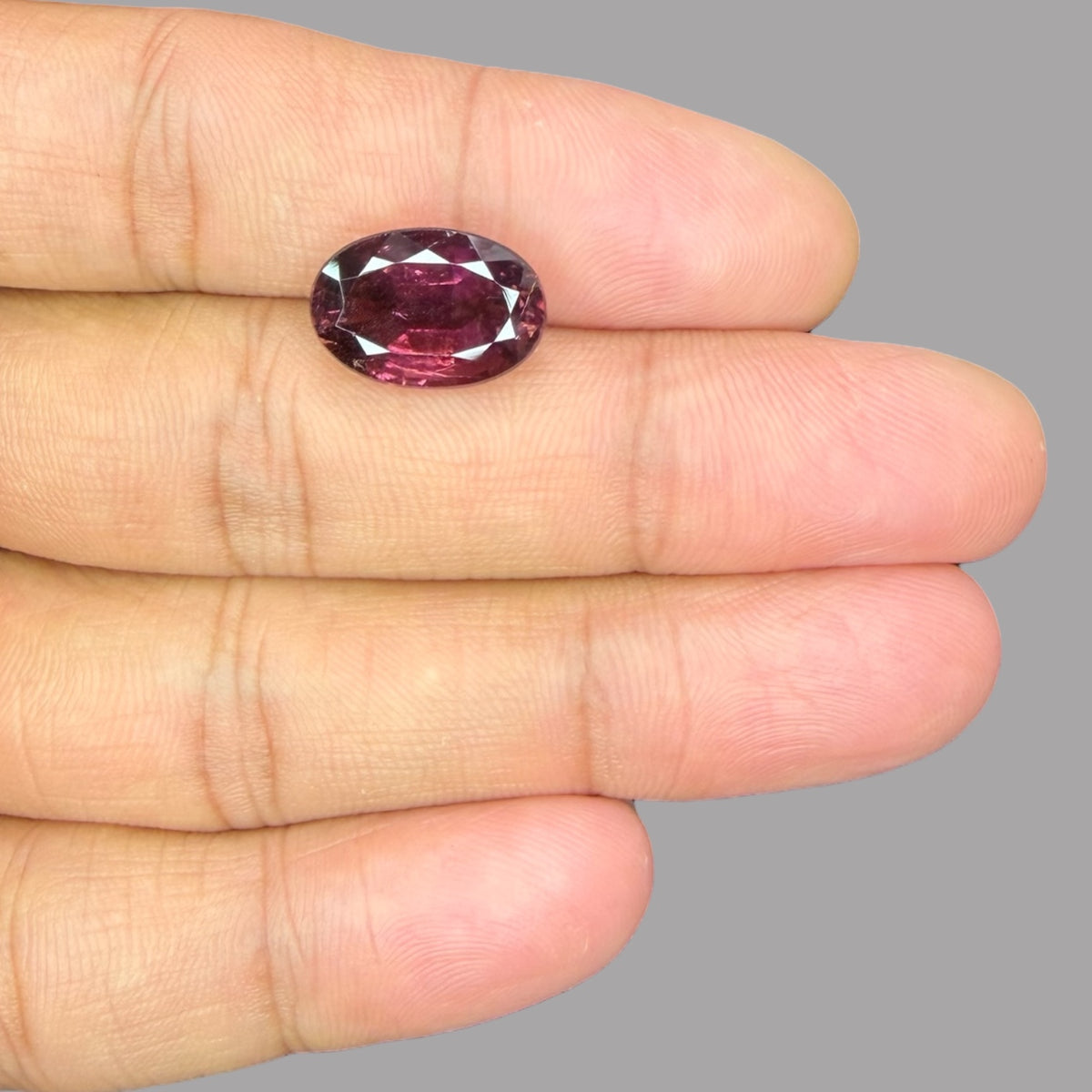 Natural Rubellite Tourmaline  - Oval 7.53 Carats Gemstone