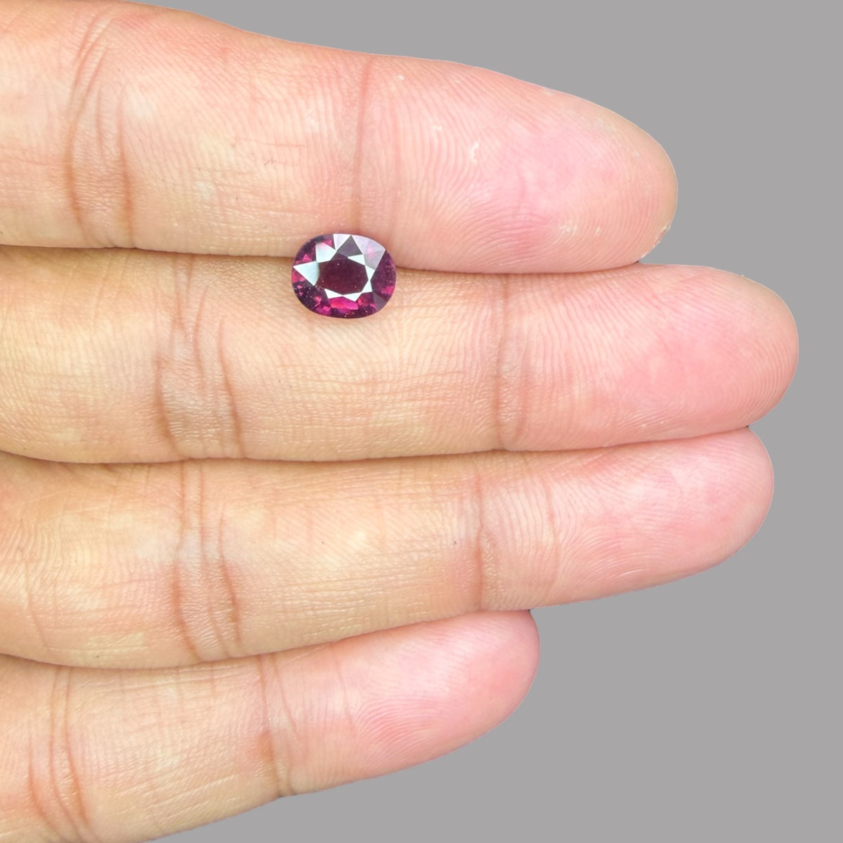 Natural Rubellite Tourmaline  - Oval 1.62 Carats Gemstone