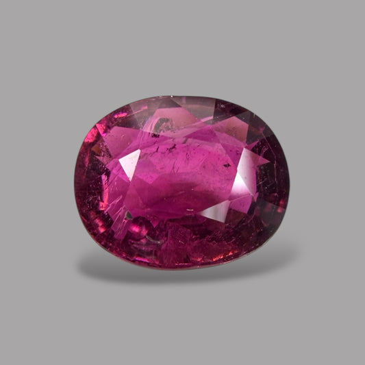Natural Rubellite Tourmaline  - Oval 2.53 Carats Gemstone