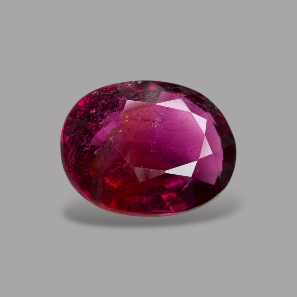 Natural Rubellite Tourmaline  - Oval 1.33 Carats Gemston