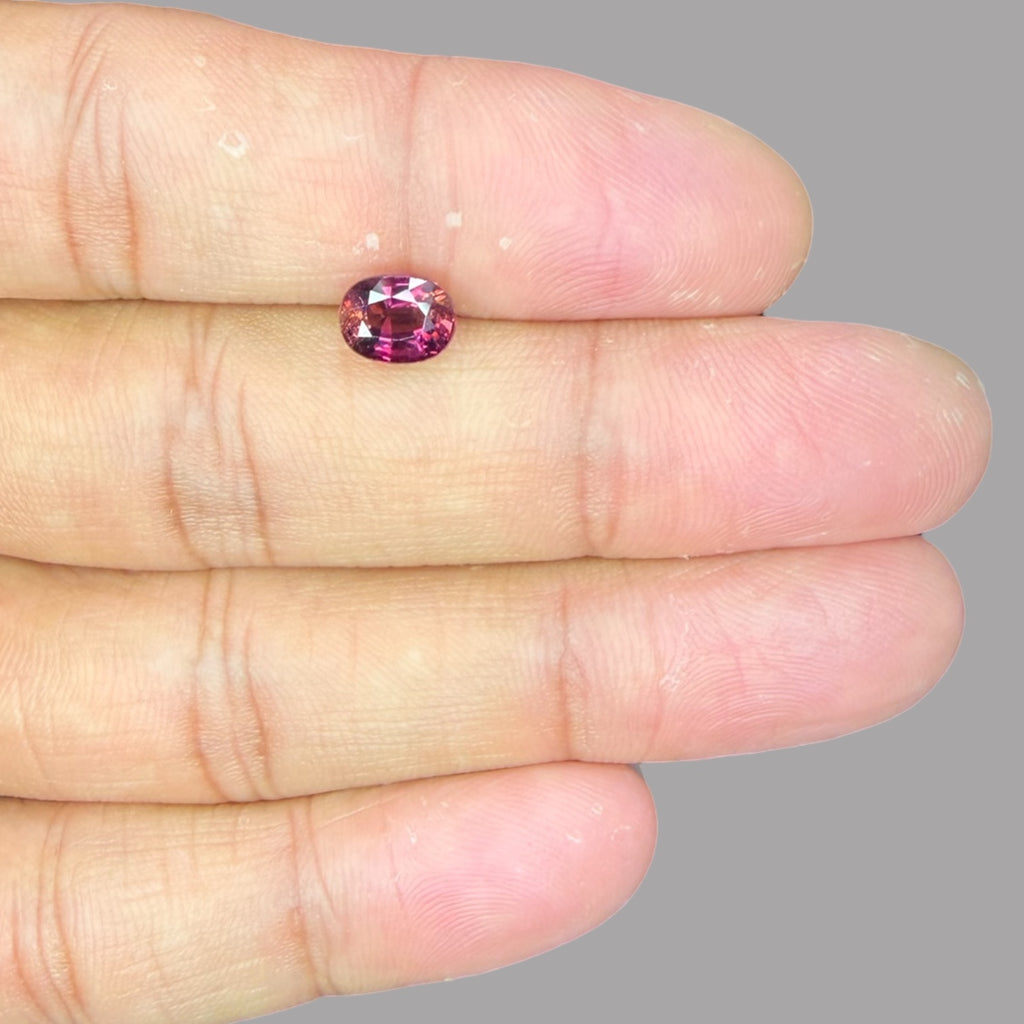 Natural Rubellite Tourmaline 1.49 Carats Gemstone – Oval 7.6x5.9 mm