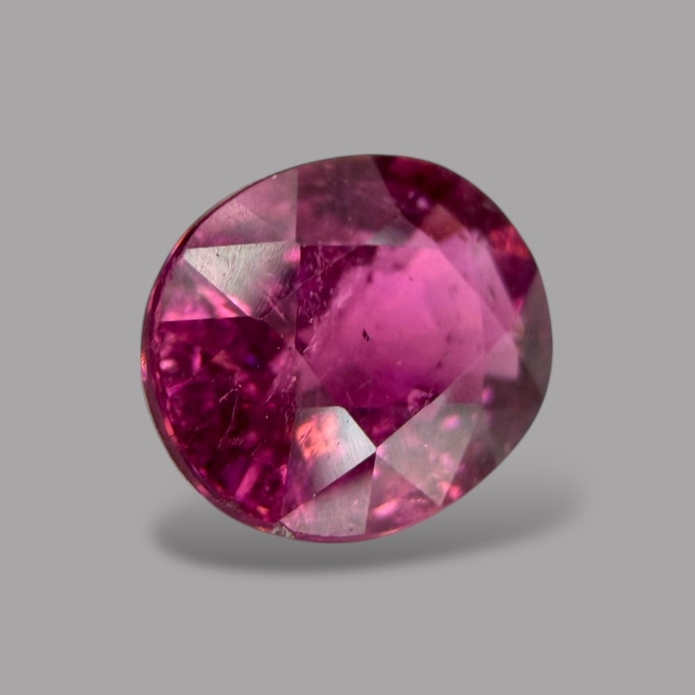 Natural Rubellite Tourmaline  - Oval 1.09 Carats Gemstone