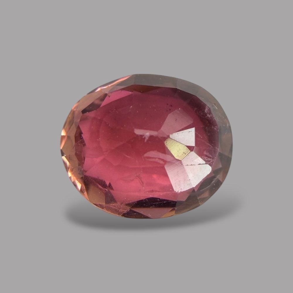 Natural Rubellite Tourmaline 1.18 Carats Gemstone – Oval 7.6x6.5 mm