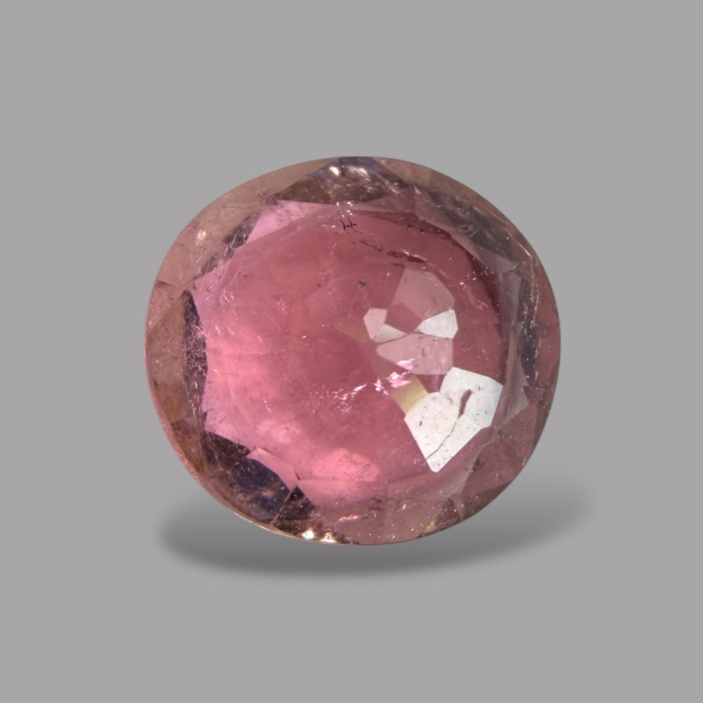 Natural Rubellite Tourmaline 1.36 Carats Gemstone – Oval 7.6x7.1 mm