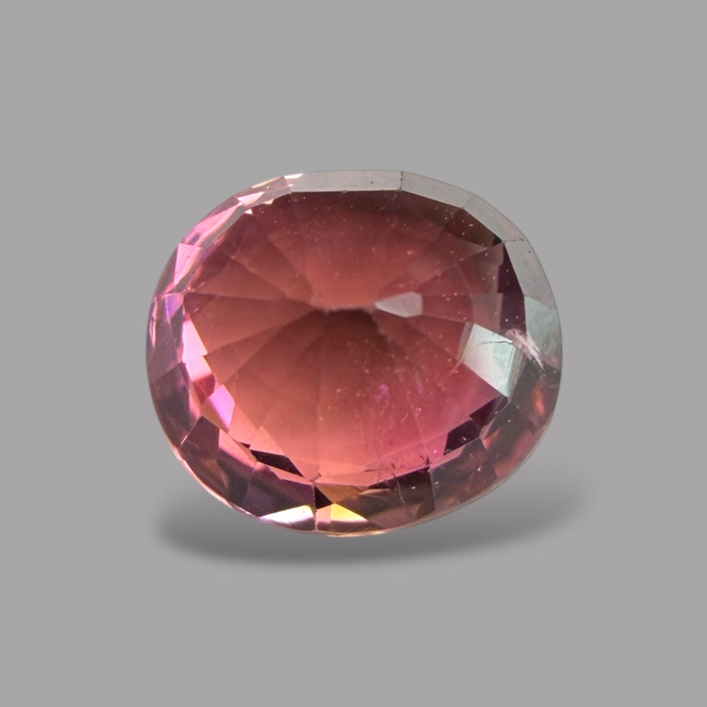 Natural Rubellite Tourmaline 1.23 Carats Gemstone – Oval 6.9x6.2 mm