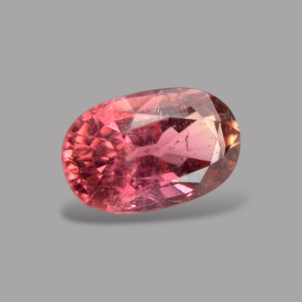 Natural Rubellite Tourmaline 1.03 Carats Gemstone – Oval 7.7x4.7 mm