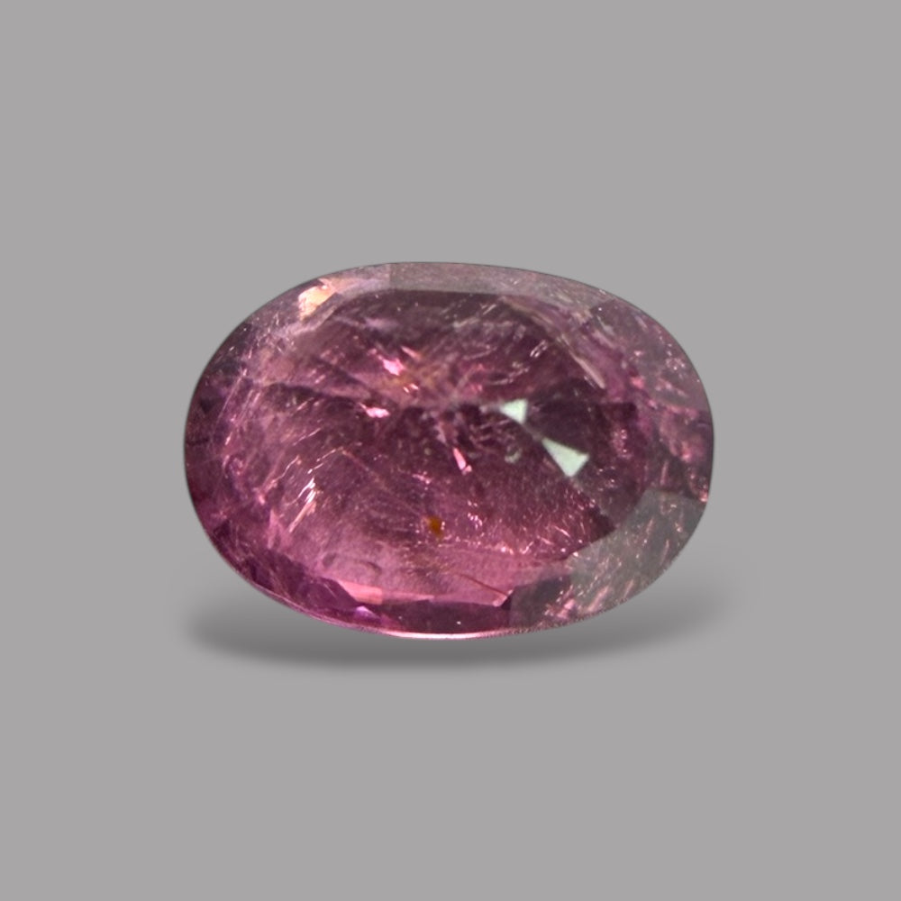 Natural Rubellite Tourmaline 0.92 Carats Gemstone – Oval 7x5 mm
