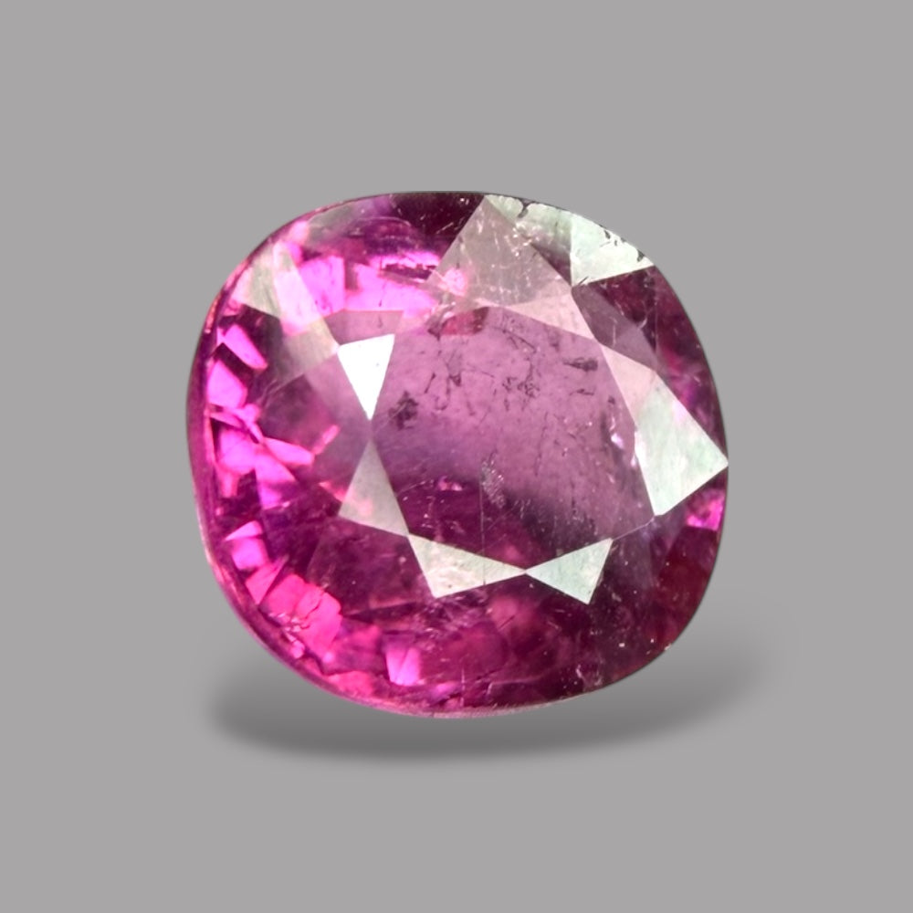Natural Rubellite Tourmaline 0.82 Carats Gemstone – Oval 6x5.4 mm