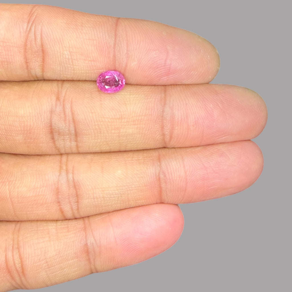 Buy Natural Rubellite Tourmaline 0.83 Carats Gemstone