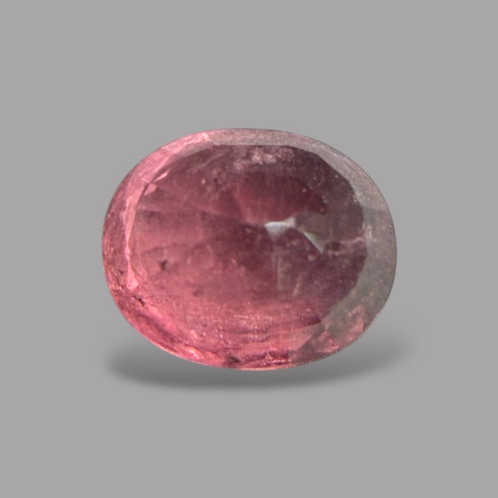 Natural Rubellite Tourmaline 0.81 Carats Gemstone – Oval 6.1x5 mm