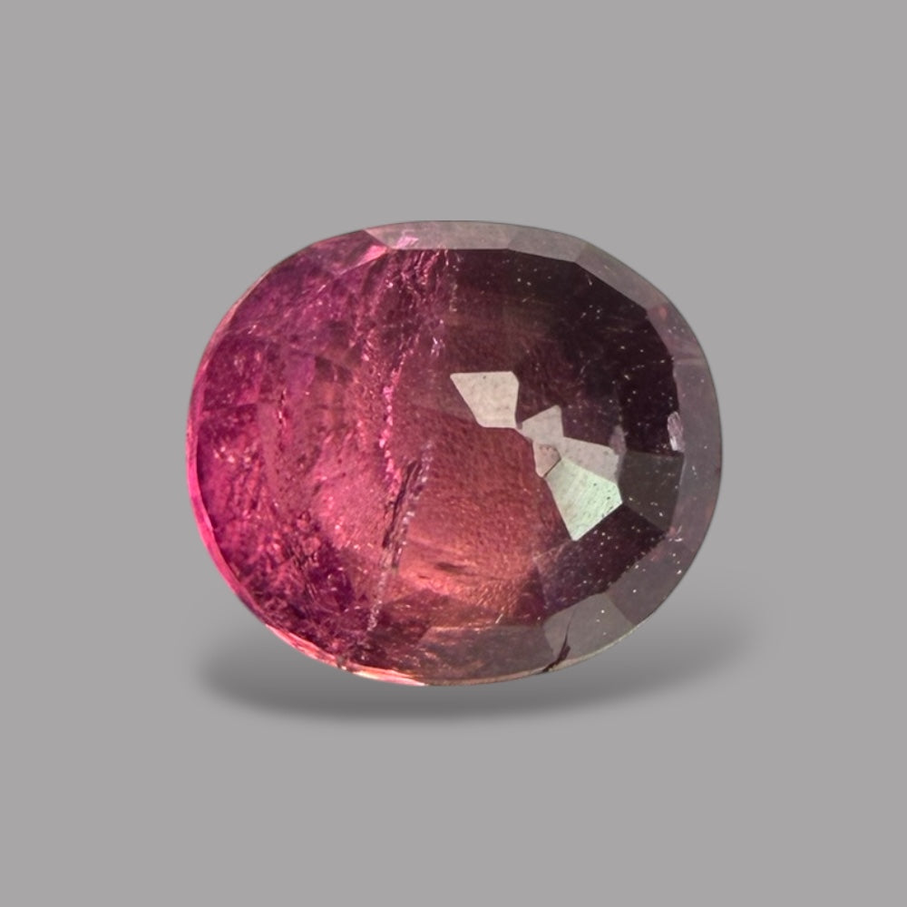 Natural Rubellite Tourmaline 0.62 Carats Gemstone – Oval 5.6x4.9 mm