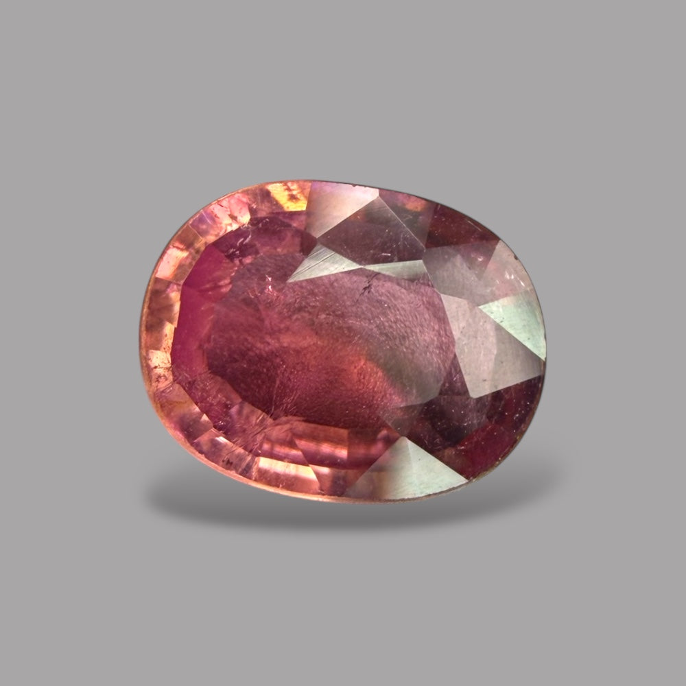 Natural Rubellite Tourmaline 0.62 Carats Gemstone – Oval 6.7x5.2 mm