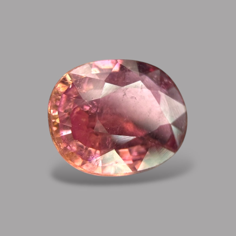 Natural Rubellite Tourmaline 0.62 Carats Gemstone – Oval 6.7x5.2 mm