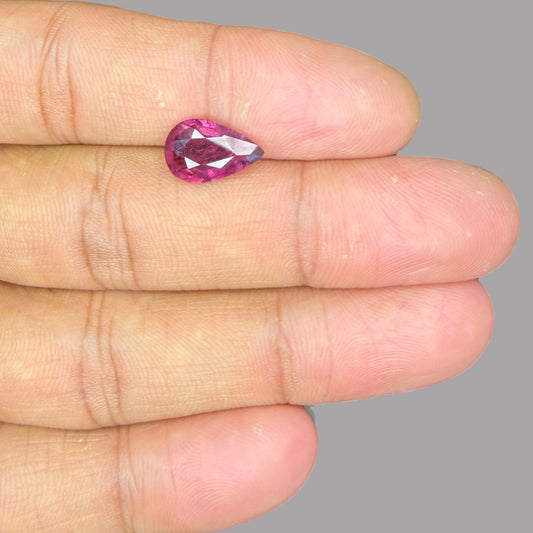 Buy Natural Rubellite Tourmaline 2.63 Carats Gemstone
