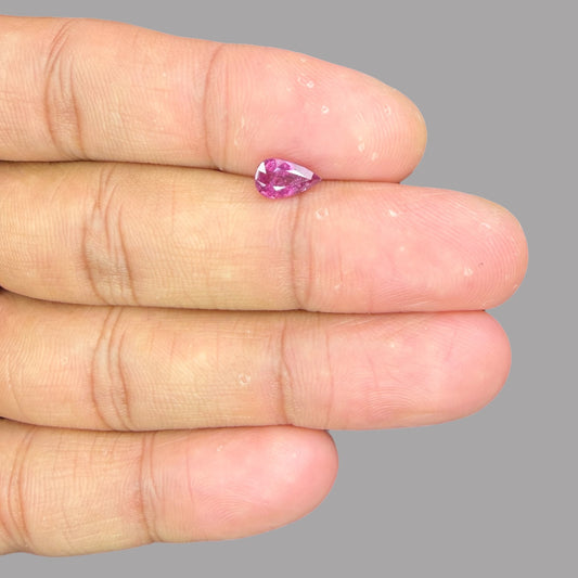 Buy Natural Rubellite Tourmaline 0.81 Carats Gemstone