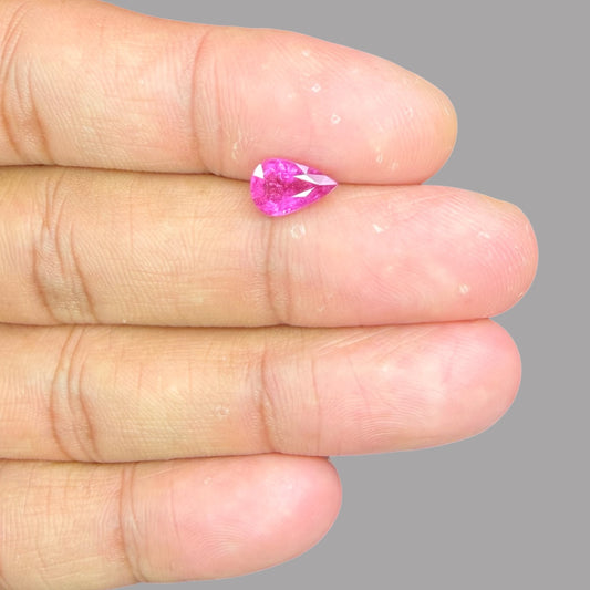 Buy Natural Rubellite Tourmaline 1.25 Carats Gemstone