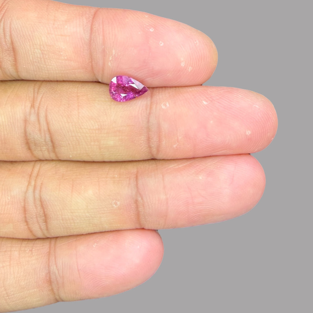 Buy Natural Rubellite Tourmaline 1.10 Carats Gemstone