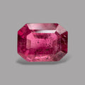 Natural Rubellite Tourmaline Gemstone 1.61 Carats – Emerald Cut 8x6 mm