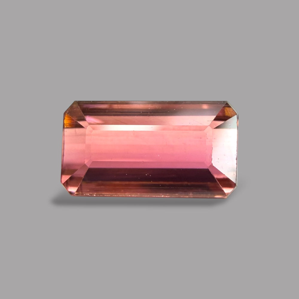 Natural Rubellite Tourmaline Gemstone 1.81 Carats – Emerald Cut 9x5 mm