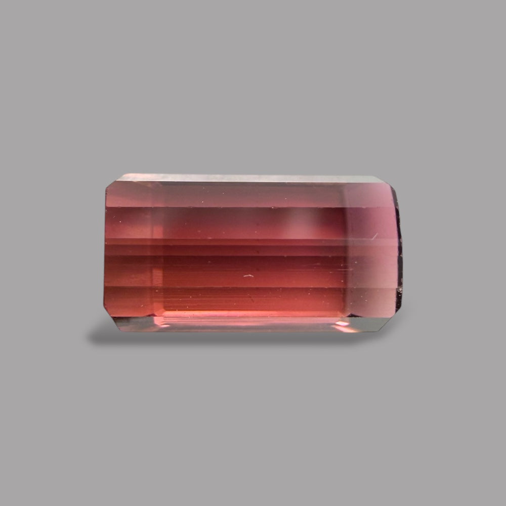 Natural Rubellite Tourmaline Gemstone 1.81 Carats – Emerald Cut 9x5 mm