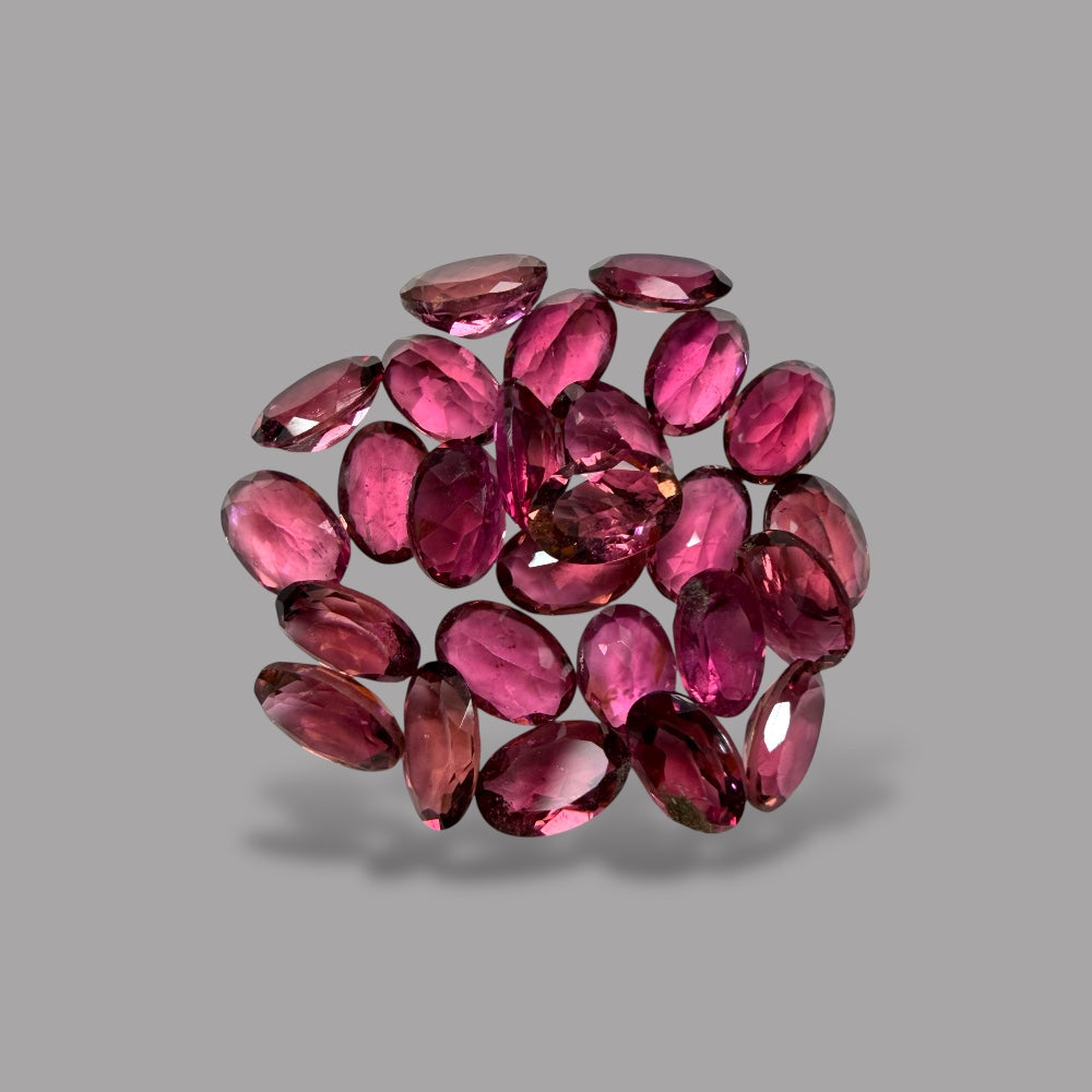Natural Rubellite Tourmaline Stone From 6 x 4 mm Size Price Per Carats (Total 11.14 Carats)