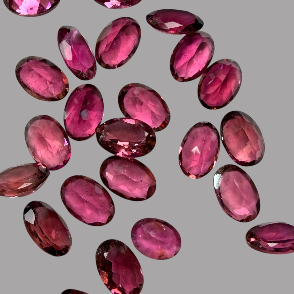 Natural Rubellite Tourmaline Stone From 6 x 4 mm Size Price Per Carats (Total 11.14 Carats)