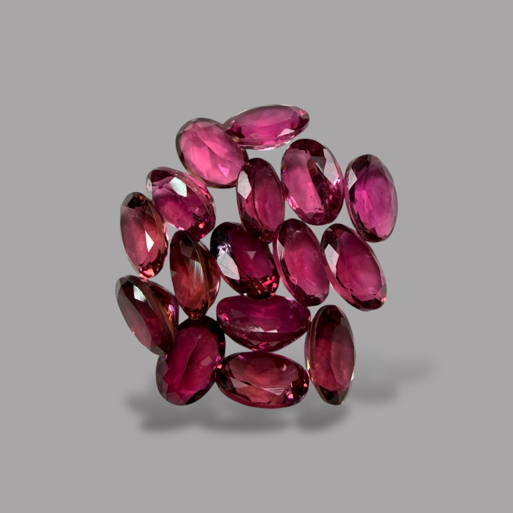 Natural Rubellite Tourmaline Stone From 7 x 5 mm Size Price Per Carats (Total 13 Carats)